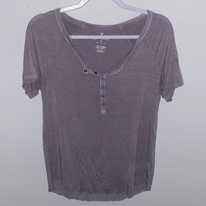 aeo henley tee